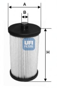 Imagine filtru combustibil UFI 26.057.00