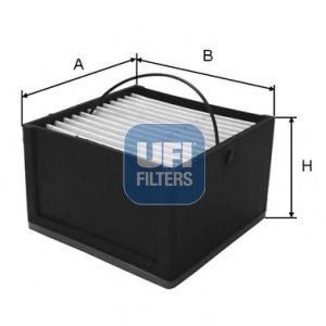 Imagine filtru combustibil UFI 26.062.00