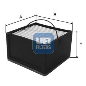 Imagine filtru combustibil UFI 26.064.00