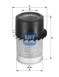 Imagine Filtru aer UFI 27.137.00