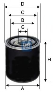 Imagine Element filtrant uscator aer, compresor UFI 27.393.00