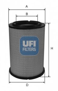 Imagine Filtru aer UFI 27.A02.00