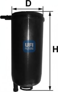 Imagine filtru combustibil UFI 31.071.00
