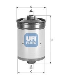 Imagine filtru combustibil UFI 31.502.00