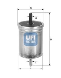 Imagine filtru combustibil UFI 31.513.00