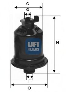 Imagine filtru combustibil UFI 31.592.00
