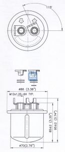 Imagine filtru combustibil UFI 31.616.00