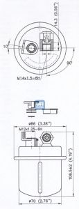 Imagine filtru combustibil UFI 31.617.00