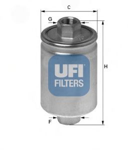 Imagine filtru combustibil UFI 31.741.00