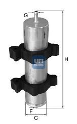 Imagine filtru combustibil UFI 31.824.00