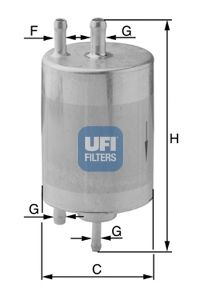 Imagine filtru combustibil UFI 31.834.00