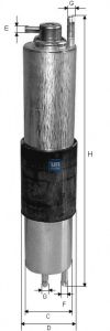 Imagine filtru combustibil UFI 31.847.00