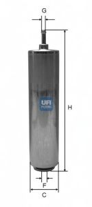 Imagine filtru combustibil UFI 31.852.00