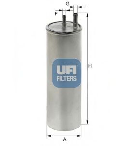 Imagine filtru combustibil UFI 31.947.00