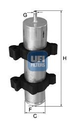 Imagine filtru combustibil UFI 31.950.00