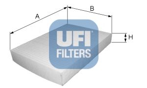 Imagine Filtru, aer habitaclu UFI 53.006.00