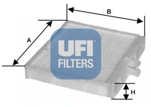 Imagine Filtru, aer habitaclu UFI 53.106.00