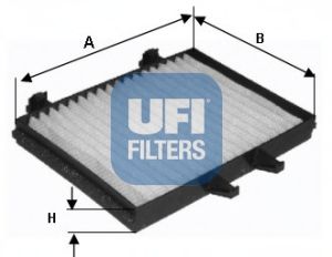 Imagine Filtru, aer habitaclu UFI 53.128.00