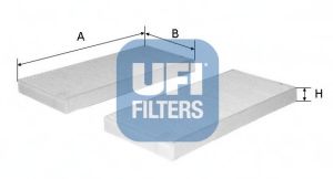 Imagine Filtru, aer habitaclu UFI 53.154.00