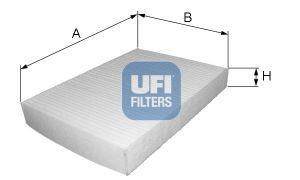 Imagine Filtru, aer habitaclu UFI 53.215.00