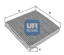 Imagine Filtru, aer habitaclu UFI 54.105.00