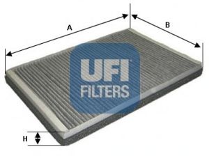 Imagine Filtru, aer habitaclu UFI 54.123.00