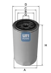 Imagine Filtru hidraulic, sistem directie UFI 80.040.00