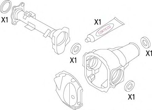 Imagine Set garnituri, diferential CORTECO 19535826