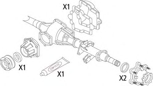 Imagine Set garnituri, diferential CORTECO 19536273