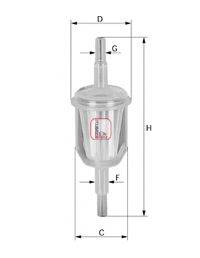 Imagine filtru combustibil SOFIMA S 1012 B