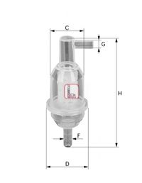 Imagine filtru combustibil SOFIMA S 1013 B