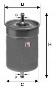 Imagine filtru combustibil SOFIMA S 1500 B