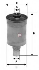 Imagine filtru combustibil SOFIMA S 1511 B