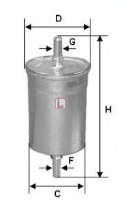 Imagine filtru combustibil SOFIMA S 1515 B