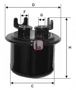 Imagine filtru combustibil SOFIMA S 1534 B