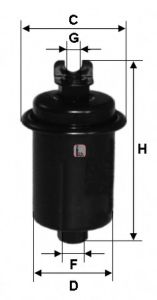 Imagine filtru combustibil SOFIMA S 1553 B