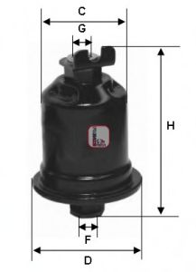 Imagine filtru combustibil SOFIMA S 1580 B