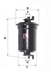 Imagine filtru combustibil SOFIMA S 1598 B