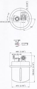 Imagine filtru combustibil SOFIMA S 1618 B