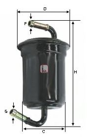 Imagine filtru combustibil SOFIMA S 1636 B