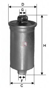 Imagine filtru combustibil SOFIMA S 1699 B