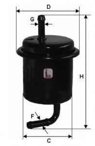 Imagine filtru combustibil SOFIMA S 1801 B