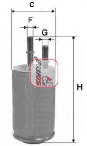 Imagine filtru combustibil SOFIMA S 1951 B