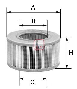 Imagine Filtru aer SOFIMA S 2460 A