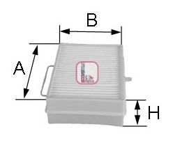 Imagine Filtru, aer habitaclu SOFIMA S 3066 C