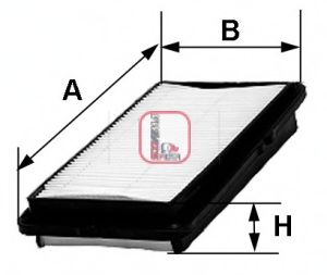 Imagine Filtru aer SOFIMA S 3256 A