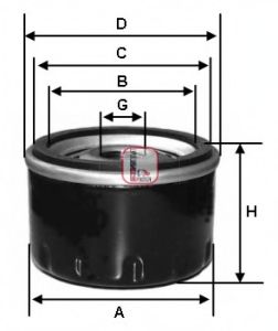 Imagine Filtru ulei SOFIMA S 3401 R