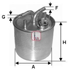 Imagine filtru combustibil SOFIMA S 4002 NR