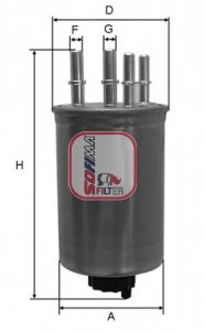 Imagine filtru combustibil SOFIMA S 4130 NR