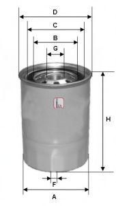 Imagine filtru combustibil SOFIMA S 4339 NR